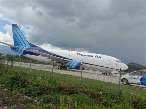 Trigana air service passengers are entitled to compensation of up to 600€ for flights departing from an eu. Pesawat Trigana Air PK-YSZ Tergelincir di Bandara Wamena Jayawijaya - Tandaseru.id