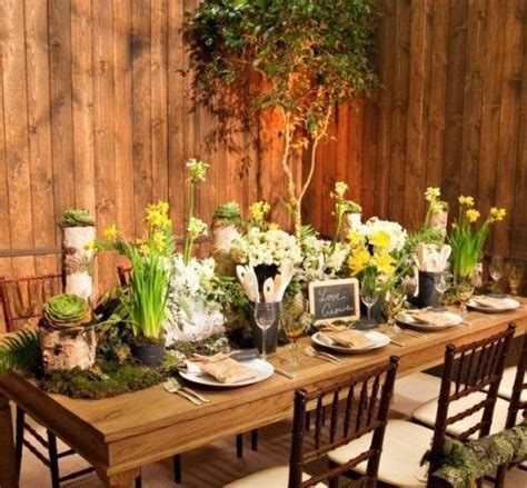 Charming Spring Bridal Shower Ideas To Try Garden Table Patio Table