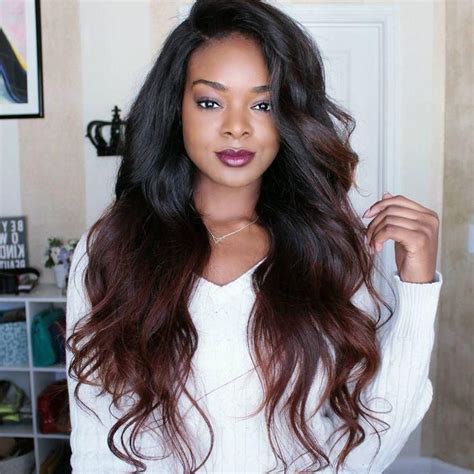 Weave Long Hairstyles Long Hairstyle With Large Waves That Remind Us