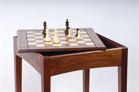 Genuine italian marble chess table. USA made walnut and maple Player's Chess Table and Board ...