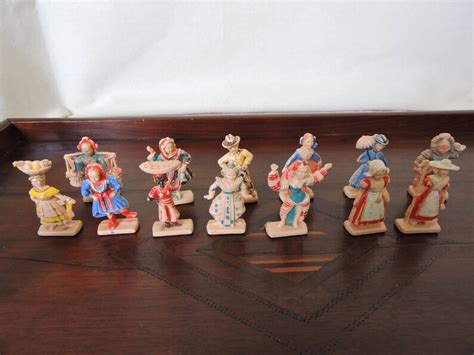 Vintage Plastic Miniature Figurines Of Many Countries In Etsy