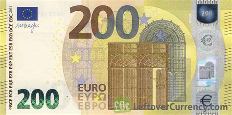 200 Euros Banknote Second Series Exchange Yours For Cash Today