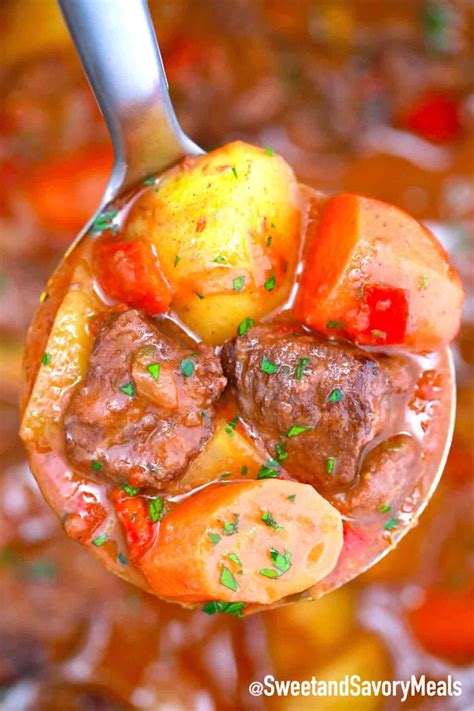 Mexican Beef Stew Recipe Video Sweet And Savory Meals