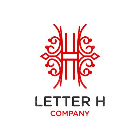 Gambar Huruf Desain Logo Vintage H Vintage Huruf H Png Dan Vektor