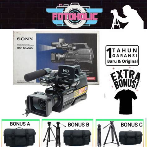 promo sony camcorder hxr mc 2500 sony mc2500 kamera shooting mc2500 no box jakarta pusat
