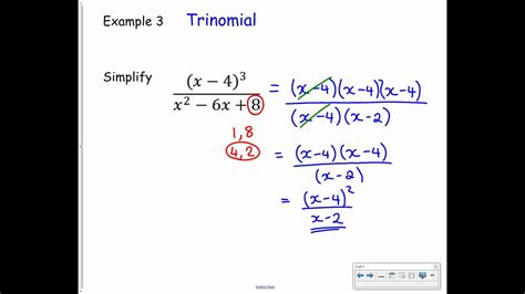 When reducing fractions by hand it may be easier to repeatedly divide numerator and denominator by factors that are common to both of them. National 5 - Algebraic Fractions 3 - Simplify by ...