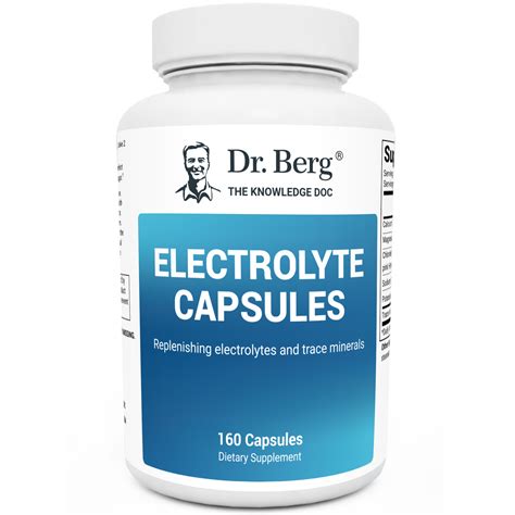 Electrolyte Capsules 350 Mg Potassium Per Serving Dr Berg