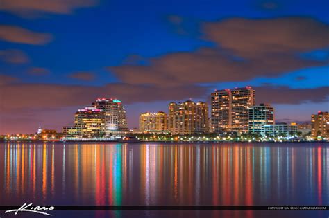 West Palm Beach Skyline Buildings Hdr Photography By Captain Kimo