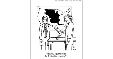 Pulverized Concepts Louisiana Purchase Subject Of Wsj Cartoon