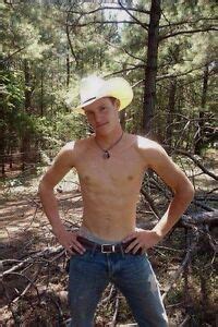 Shirtless Male Beefcake Cowboy Cute Dude In Woods Hunk Photo X C