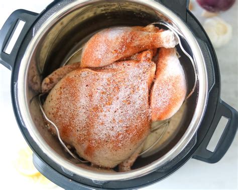 How to perfectly roast a whole chicken with aromatic lemon and garlic. Instant Pot Rotissiere Chicken | HGJ | Copy Me That