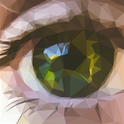 Low Poly Eye Rlowpoly2d