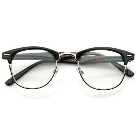 vintage optical rx clear lens clubmaster wayfarer glasses 2946 49mm zerouv 10 00 svpply