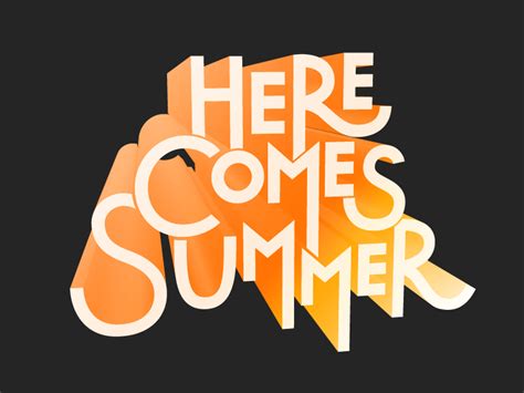 Here Comes Summer By Hyemi Oh On Dribbble