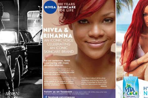 Rihannas Armani Jeans Ad Is Very Different From Her Other Ads For Nivea And Vita Coco—also She