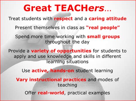 Jayson De Lemon Characteristics Of Great Teachers