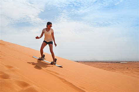 How To Try Sandboarding On Sand Dunes In Dubai