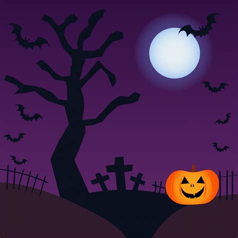 Halloween Night Illustration Free Stock Photo Public Domain Pictures