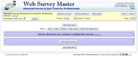 Websurveymaster Online Survey Software Review Survey Software Reviews