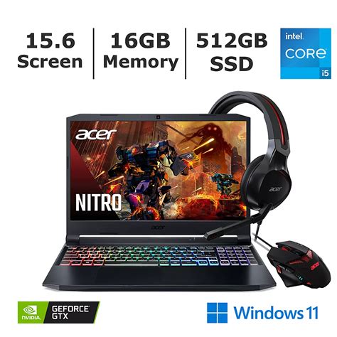 Acer Nitro An515 57 51rc Gaming Laptop Intel Core I5 11400h Processor