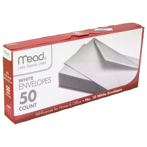 Knowledge Tree Mead Products Llc Mead Plain White Envelopes