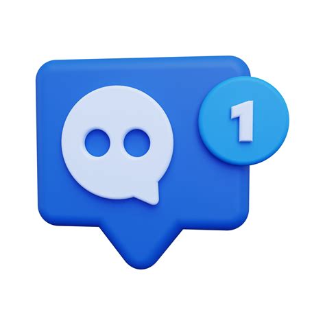 3d Message Notification Icon 10873258 Png