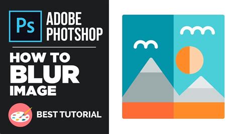 How To Blur Image Photoshop Tutorial Youtube