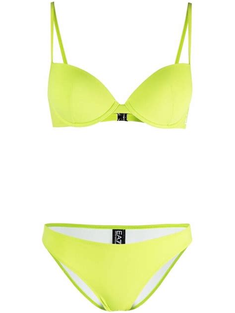 ea7 emporio armani balcony bra bikini shopstyle two piece swimsuits