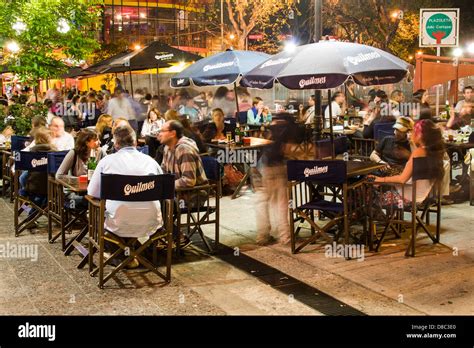 Sidewalk Bar In Palermo Neighborhood Stock Photo Alamy