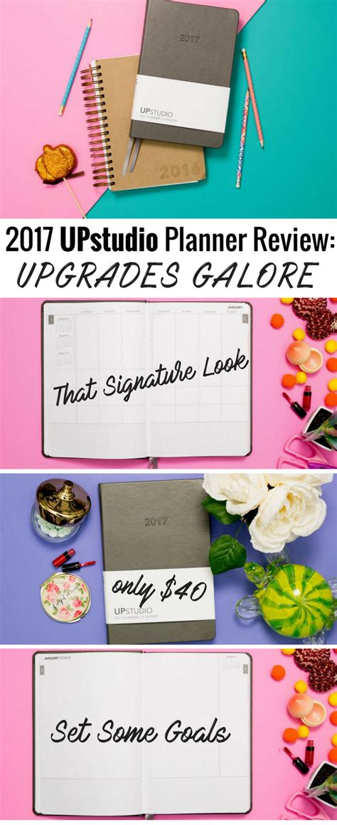 2017 Upstudio Planner Review Upgrades Galore Planner Review Planner