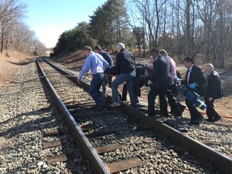 Train Carrying Gop Members Of Congress Hits Garbage Truck One Dead