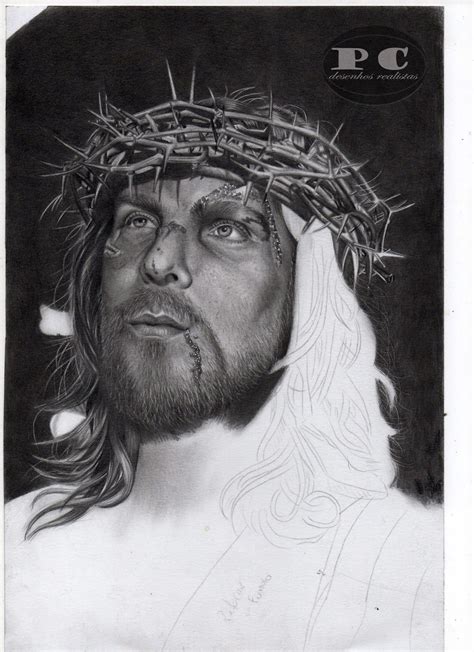 Paulo Cesar Desenhos Hiper Realista Desenho De Jesus Cristo