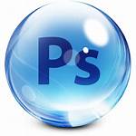 Photoshop Icon Sphere 3d Circle Icons Glossy