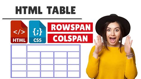 How To Use Row Span And Col Span In Html Table Simple And Easy