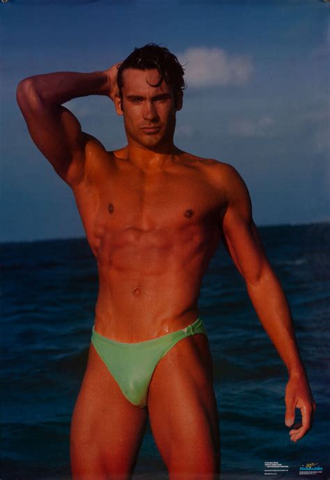Beefcake Poster Male Beach David Pollack Vintage Posters