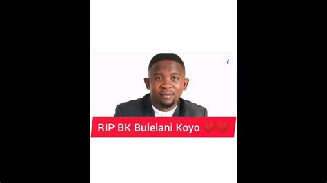 The Young Gospel Singer Bk Bulelani Koyo Has Passed Away 💔💔🕊️🕊️🕊️ Rip