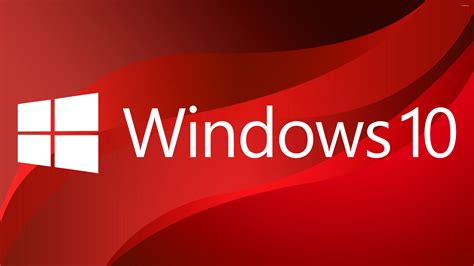 Red Wallpaper Windows 10 Wallpapersafari