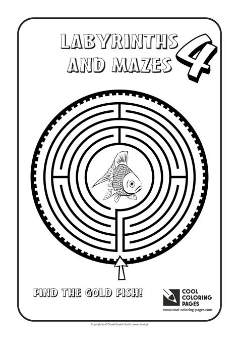 Labyrinth Coloring Pages Coloring Home