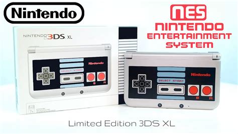 Limited Edition Retro Nes Nintendo 3ds Xl Unboxing And Overview Youtube