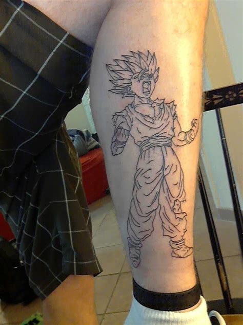 gohan outline tattoo z tattoo tattoos lord of the rings tattoo
