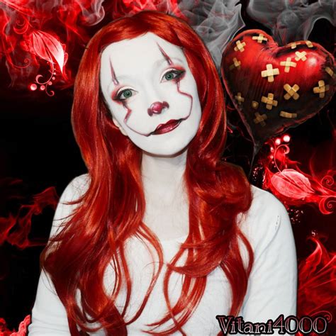 Female Pennywise Face Paint By Vitani4000 On Deviantart