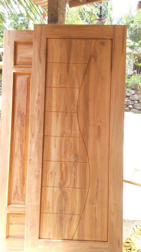 Pintu Jati Minimalis Main Door Design Wooden Door Design Door Design