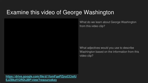 Ppt George Washingtons Precedents Powerpoint Presentation Free