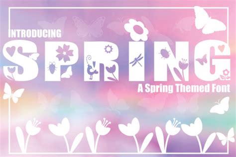 Spring Font By Ktwop Creative Fabrica