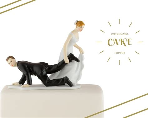 Personalized Wedding Cake Topper Funny Cake Topper Etsy