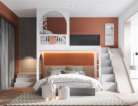 Modern Children Bedroom 3d Model