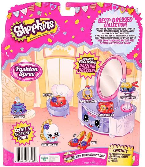 Shopkins S3 Fashion Pack Best Dressed Collection Toynk Toys