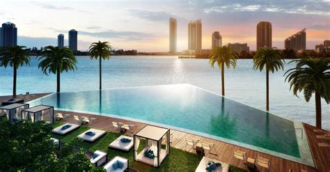 Echo Aventura Luxury Waterfront Condos Pool Deck New Build Homesnew Build Homes
