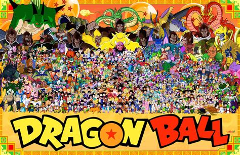 Dragon Ball Z All Characters Wallpaper Hd Desenhos Dragonball Dragon