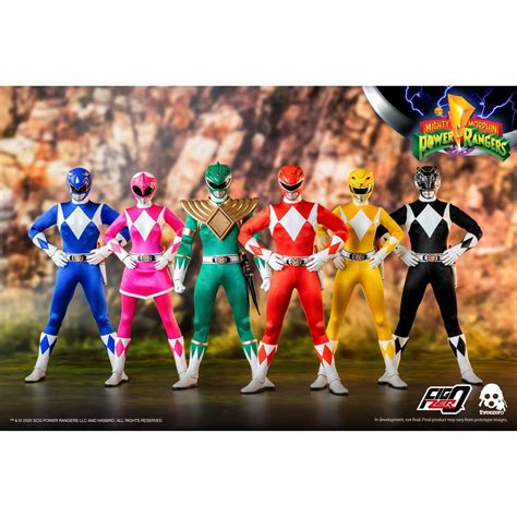 Mighty Morphin Power Rangers 16 Scale Action Figure 6 Pack Complete Set